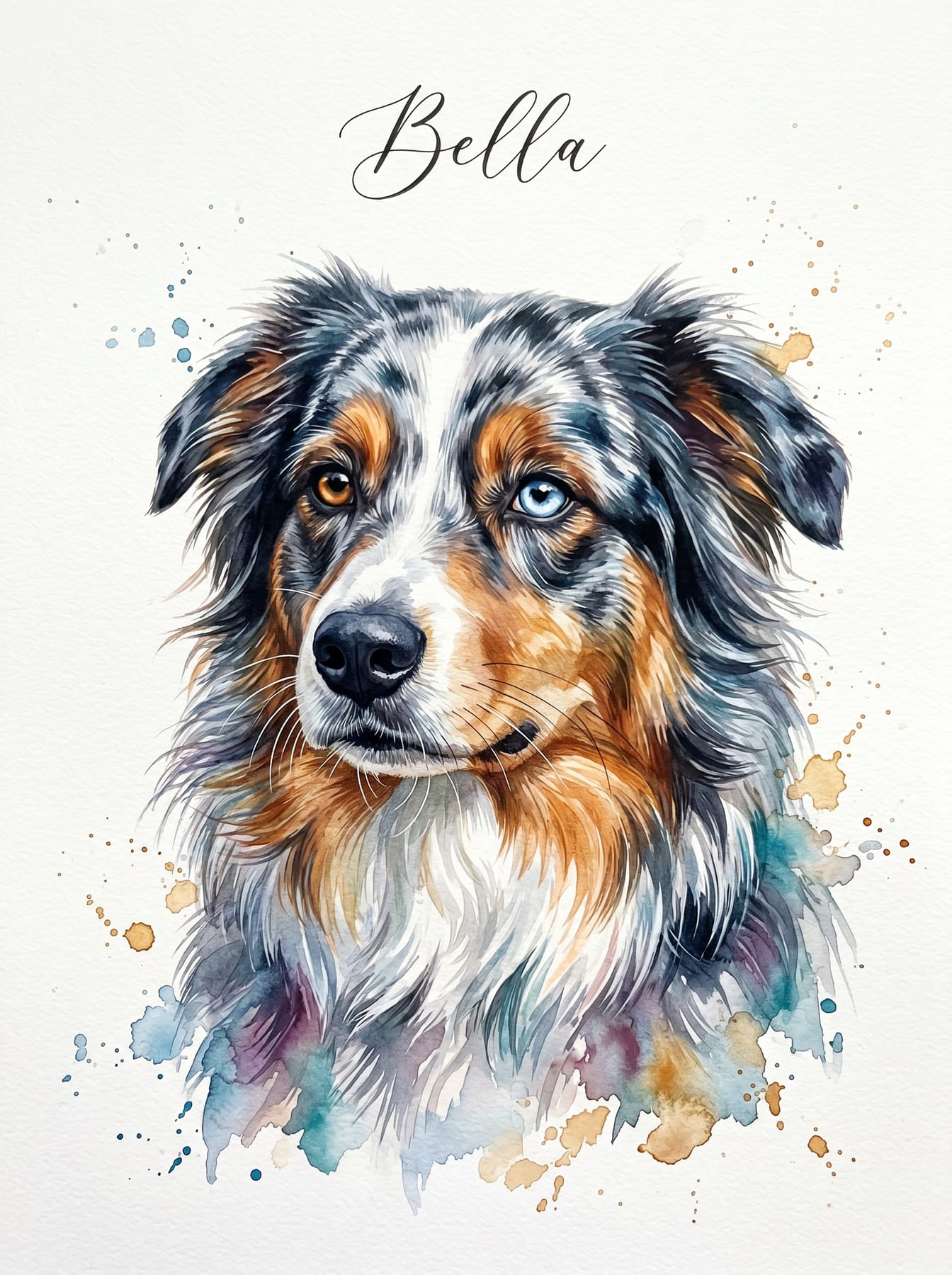 Ink Watercolor Pet Portraits Pet Morph Pet Morph ink-watercolor-pet-portraits-pet-morph-pet-morph